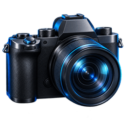 Appareil photo illustrant la création photographique et visuelle sur mesure